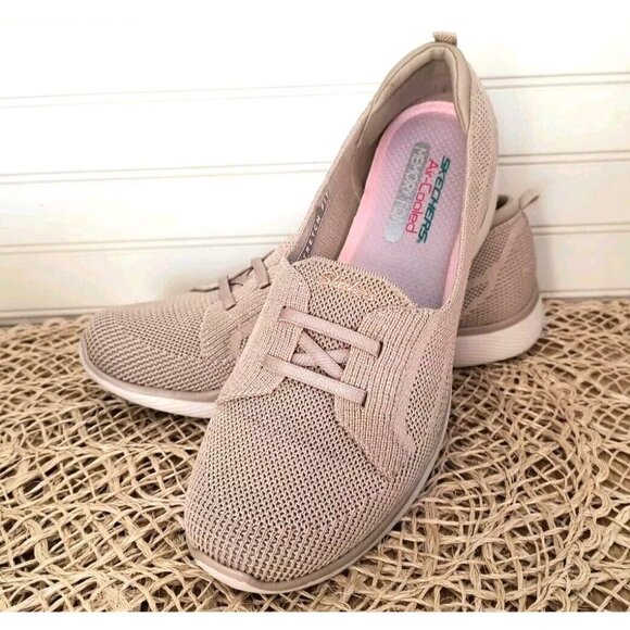 Skechers Microburst 2.0 Irresistible Taupe Skimmers, Women's Size 11, EUC - Picture 1 of 10